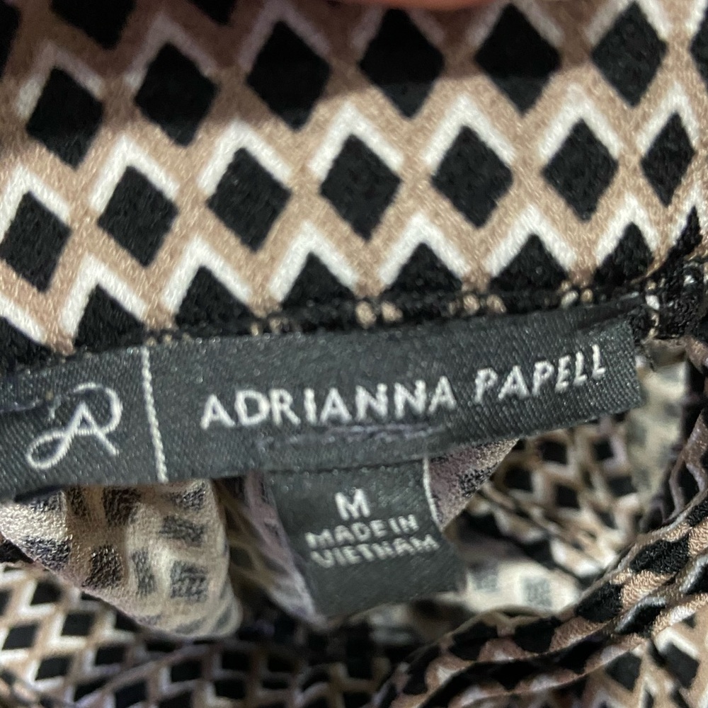 Adrianna Papell Sleeveless High Neck Top - Medium - Picture 3 of 7